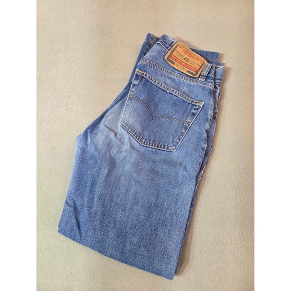 Vintage Y2K Diesel Industry Men's Jeans 30 Made in Italy Button Fly Straight Leg - Picture 3 of 10